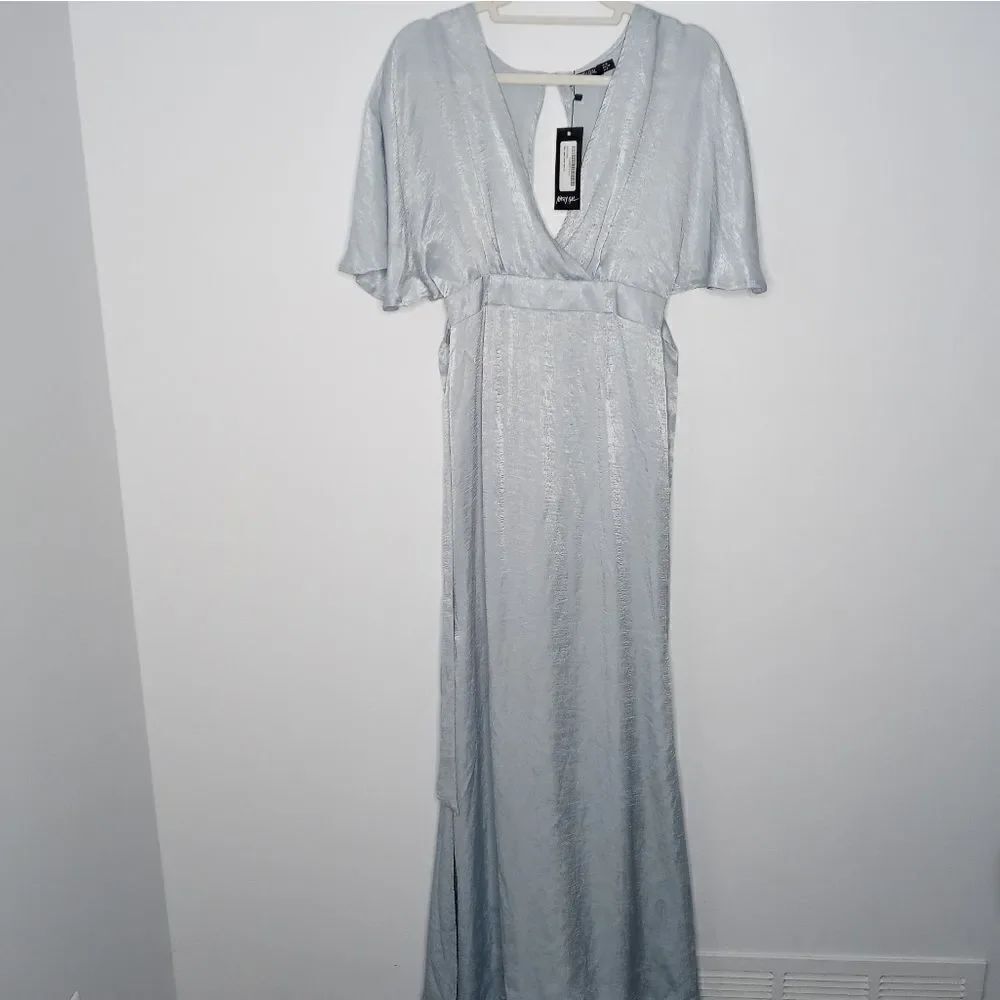 Nasty gal satin maxi dress